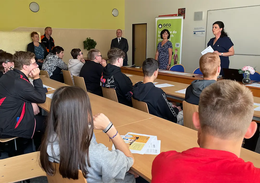 Pleased to meet students from pilot programme in Ostrava
