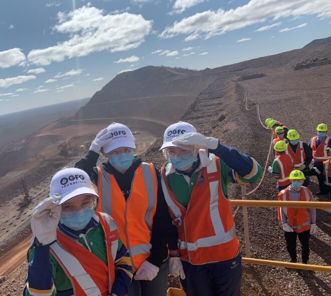 Mine visit group What We Do At GFG Foundation